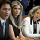 Canadian Prime Minister Justin Trudeau speaks alongside Ivanka Trump (center) and Dawn Farrell, president and CEO of TransAlta Corp., during a roundtable discussion on female entrepreneurs and business leaders at the White House on Feb. 13, 2017. (Saul Loeb/AFP/Getty Images)